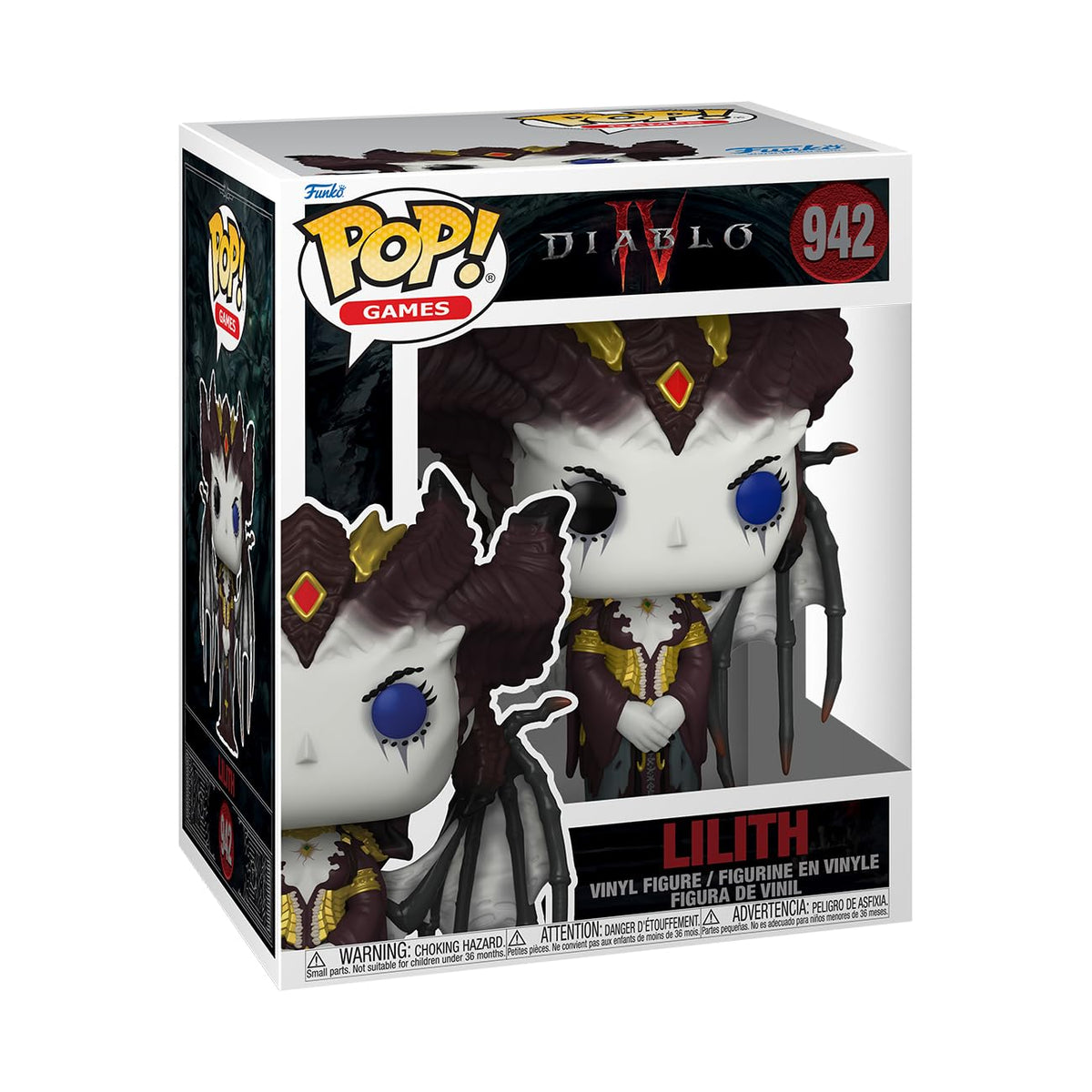 Funko POP! Super: Diablo 4- Lilith - Figura de vinilo coleccionable - Idea de regalo - Producto oficial - para niños y adultos - Fans de videojuegos - Figura modelo para coleccionistas y exhibidores