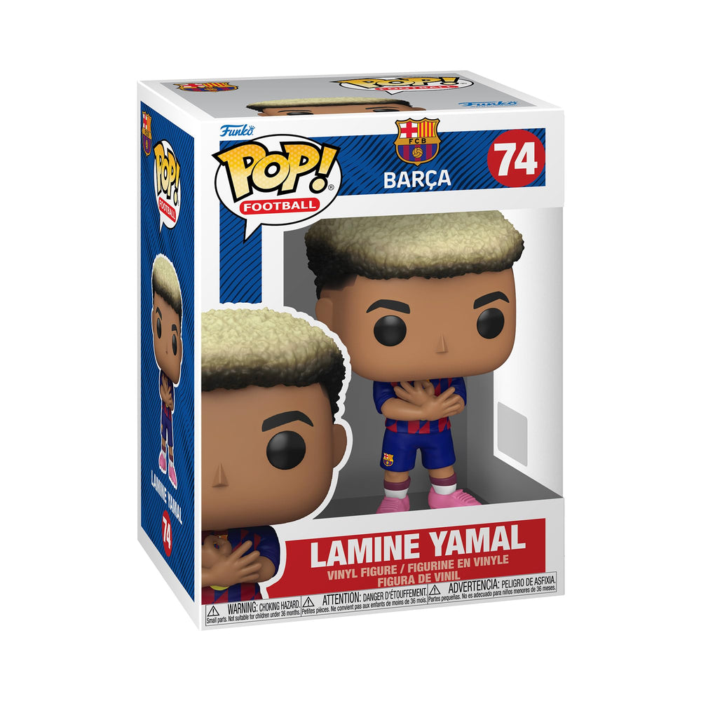 Funko Pop! Football: Barcelona - Lamine Yamal - Barcelona FC 2025 - Figura de vinilo coleccionable - Idea de regalo - Producto oficial - Juguetes para niños y adultos - Aficionados al deporte - Figura