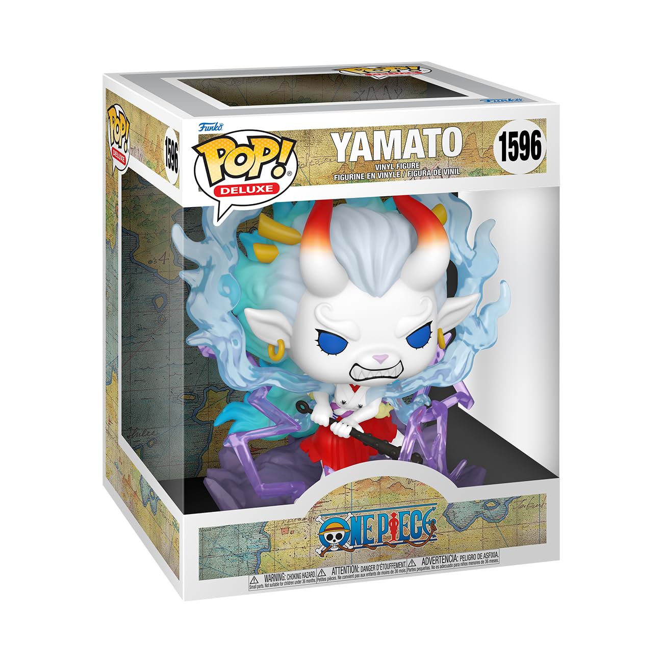 Funko Pop! Deluxe: One Piece - Yamato Man-Beast Form - Figura de vinilo coleccionable - Idea de regalo - Producto oficial - para niños y adultos - fanáticos del anime - Figura modelo para