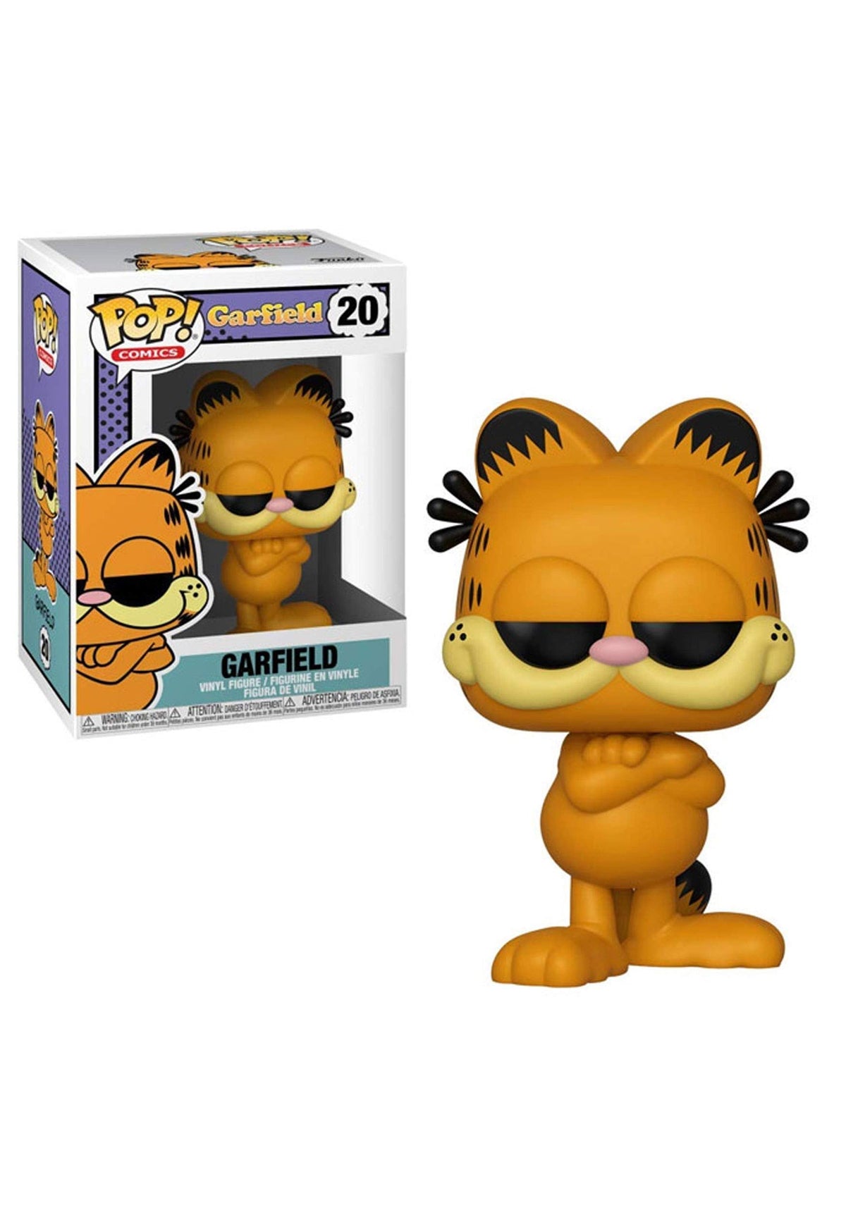 Funko Pop! Comics: Garfield - Garfield, Multicolor, Estándar