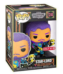 Funko Pop Marvel (FPMBL423) - Figura de vinilo con luz negra MCU Glow Toy (Star Lord)