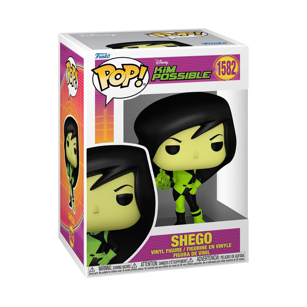 Funko Pop Disney: Kim Possible: Shego - Figura de vinilo coleccionable - Idea de regalo - Producto oficial - Juguetes para niños y adultos - Fans de dibujos animados y animación - Figura modelo para