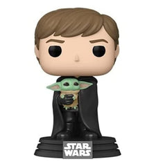 Funko Pop! Star Wars: Mandalorian - Luke con el Niño