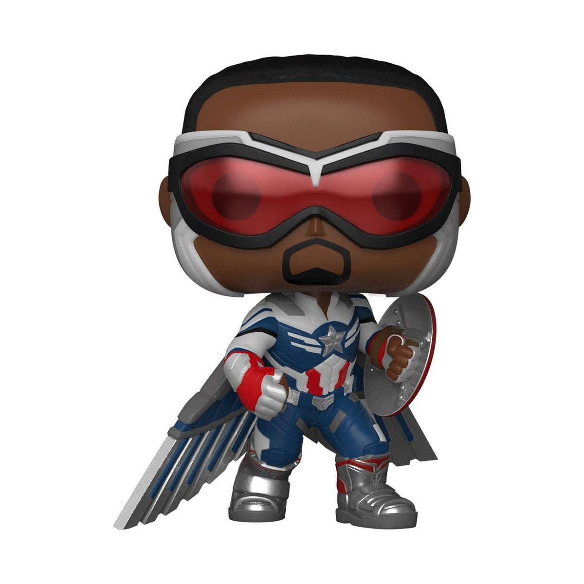 Funko POP! El halcón y el soldado de invierno  819 - Capitán América [pose de acción] Exclusivo