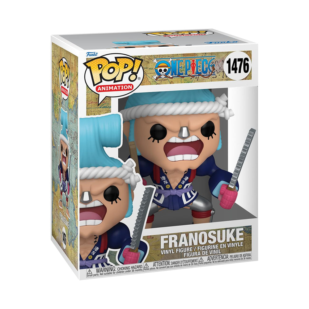 Funko POP! Super: One Piece - Franky - Franosuke - (Wano) - Figura de vinilo coleccionable - Idea de regalo - Producto oficial - para niños y adultos - Fans del anime - Figura modelo para coleccionistas y exhibidores