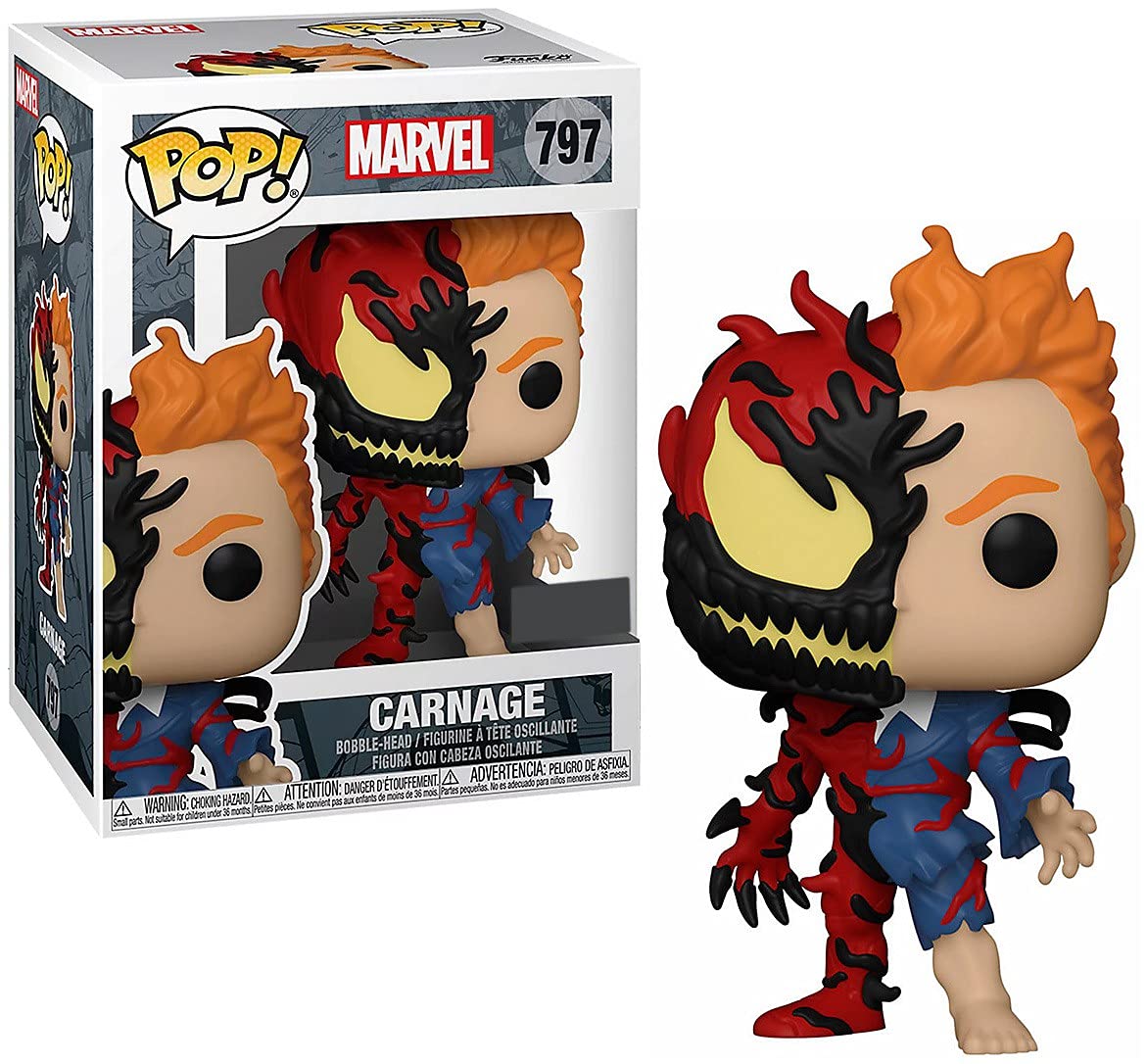 Funko Marvel Pop! Carnage Figura de vinilo de tema candente exclusivo Multi None