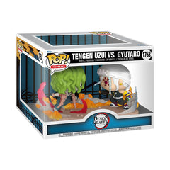 Funko POP Moments: DS - Tengen Uzui Vs Gyutaro - Demon Slayer - Figura de vinilo coleccionable - Idea de regalo - Mercancía oficial - para niños y adultos - Fans del anime - Figura de modelo para