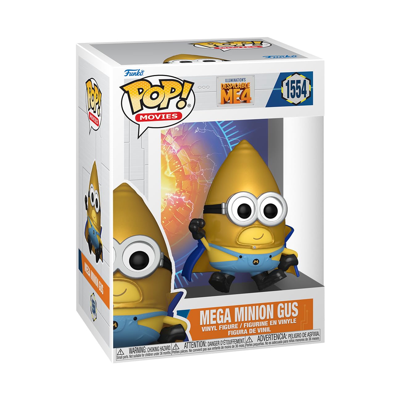 Funko Pop! Movies: Despicable Me 4 – Super Gus – Despicable Me: Minions – Figura de vinilo coleccionable – Idea de regalo – Producto oficial – para niños y adultos – Fans de las películas – Figura