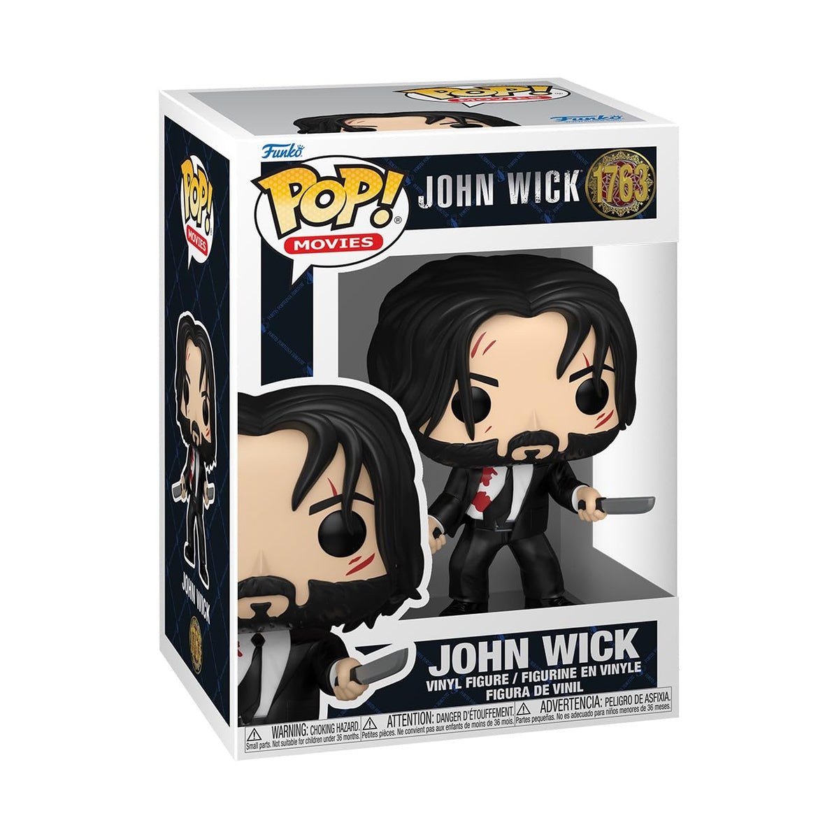 Funko Pop Movies: John Wick 3 - John Wick - Figura de vinilo coleccionable - Idea de regalo - Producto oficial - Juguetes para niños y adultos - Fans de la acción y la aventura - Figura modelo para