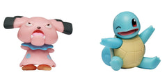 Pokemon Battle Ready - Paquete de 2 figuras de Squirtle and Snubbull Action minifig