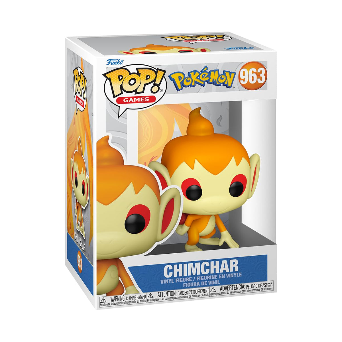 Funko Pop Games: Pokemon - Chimchar - Figura de vinilo coleccionable - Idea de regalo - Producto oficial - Juguetes para niños y adultos - Fans de videojuegos - Figura modelo para coleccionistas y