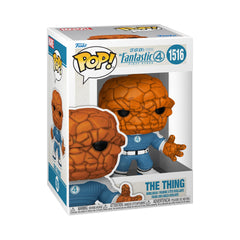 Funko Pop! Marvel: The Fantastic Four: First Steps - The Thing - Fantastic Four (2025) - Figura de vinilo coleccionable - Idea de regalo - Producto oficial - Juguetes para niños y adultos - Fans de