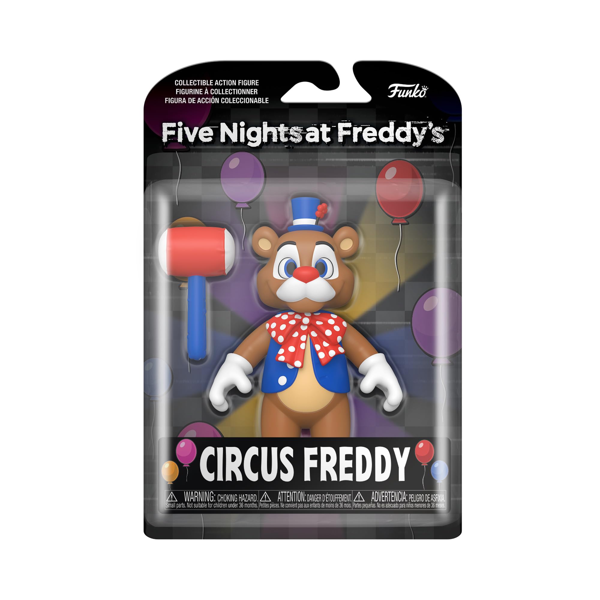 Funko Figura de acción: Five Nights at Freddys - Circus Freddy Fazbear - Coleccionable - Idea de regalo - Producto oficial