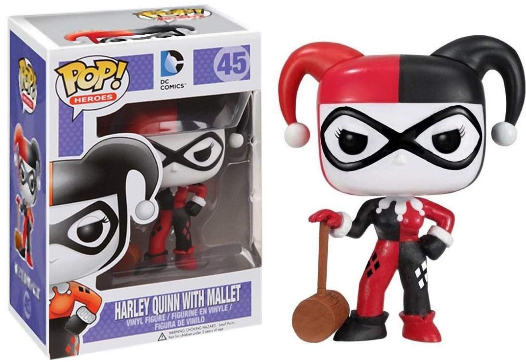 Funko Héroes: Harley Quinn con mazo