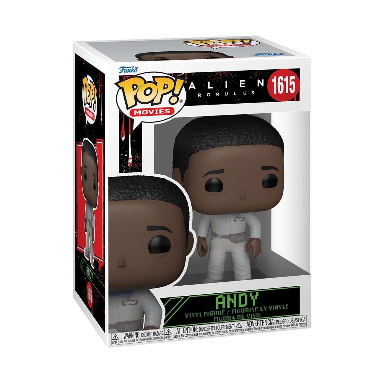 Funko Pop! Movies: Aliens Romulus – Andy – Figura de vinilo coleccionable – Idea de regalo – Producto oficial – para niños y adultos – Fans del terror – Figura modelo para coleccionistas y exhibidores