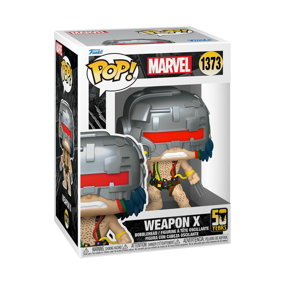 Funko Pop! Marvel: Wolverine 50th – Ultimate Weapon X – X-Men – Figura de vinilo coleccionable – Idea de regalo – Producto oficial – para niños y adultos – Fans de los cómics – Figura modelo para