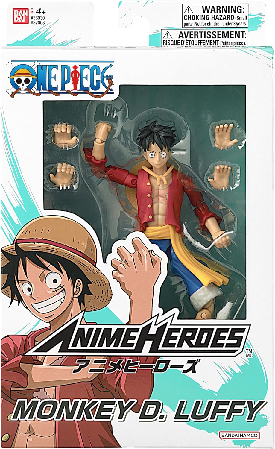 One Piece 6 Inch Action Figure Anime Heroes - Monkey D. Luffy