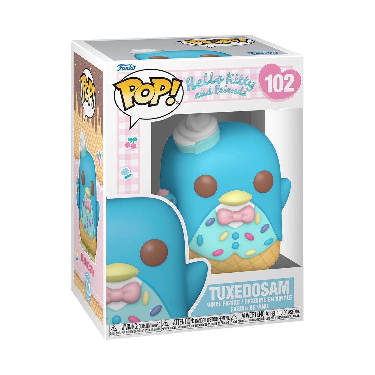 Funko Pop Sanrio: Hello Kitty - Tuxedosam - TuxedoSam - (Helado) - Figura de vinilo coleccionable - Idea de regalo - Mercancía oficial - Juguetes para niños y adultos - Fanáticos del anime - Figura