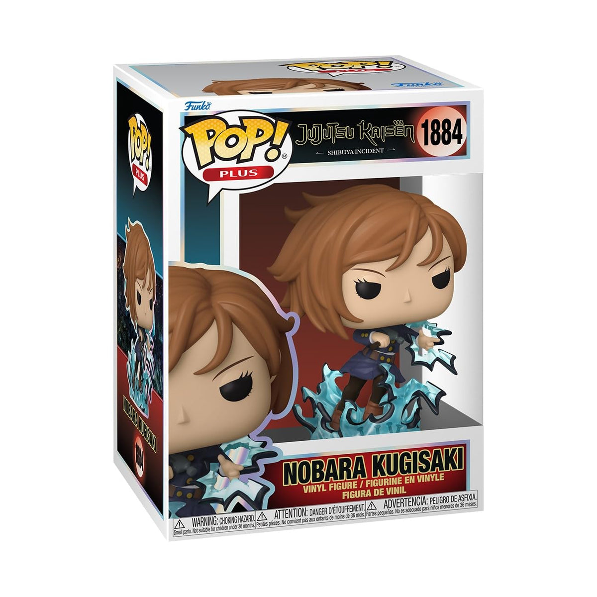 Funko Pop Plus: JJK - Nobara con CH - Brilla en la oscuridad - Jujutsu Kaisen - Figura de vinilo coleccionable - Idea de regalo - Producto oficial - Juguetes para niños y adultos - Fans del anime