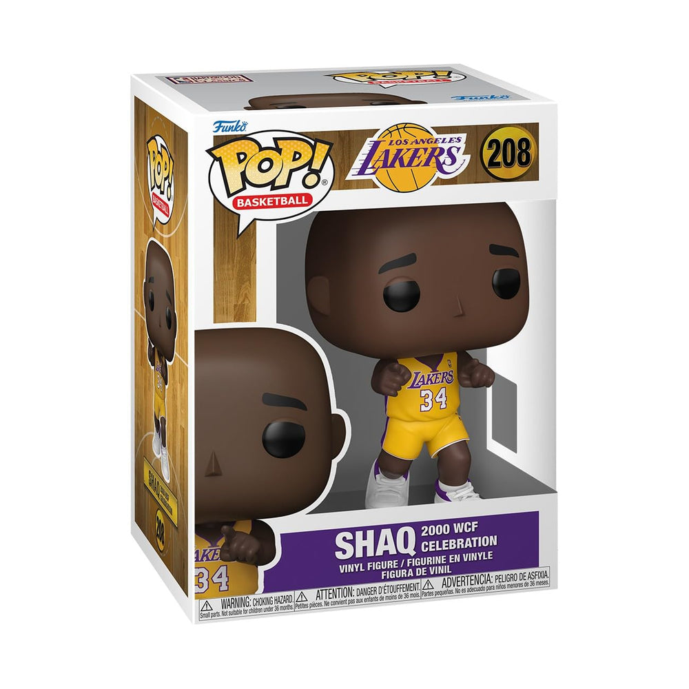 Funko Pop! NBA: Lakers - Shaquille ONeal - Shaq - (00 WCF Celebration) - Figura de vinilo coleccionable - Idea de regalo - Producto oficial - Juguetes para niños y adultos - Aficionados al deporte