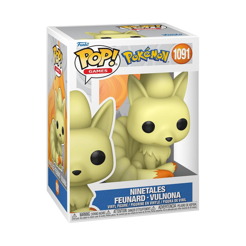 Funko Pop! Games: Pokemon - Ninetails - Ninetales - Figura de vinilo coleccionable - Idea de regalo - Mercancía oficial - Juguetes para niños y adultos - Fans de juegos - Figura modelo para