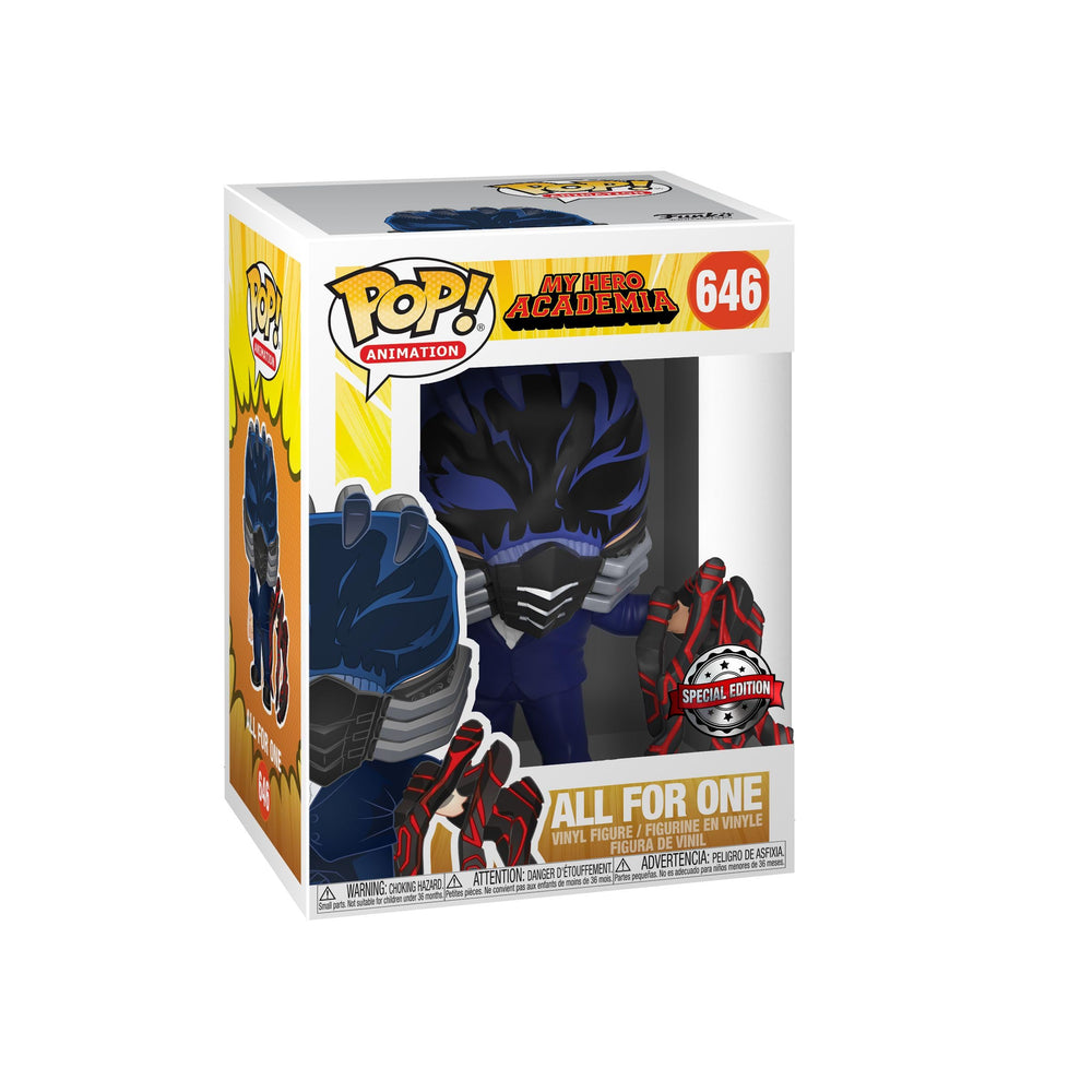 Muñeca Funko Pop! My Hero Academia All for One Battle Hand Exclusivo BAC Pop! con adhesivo BAC