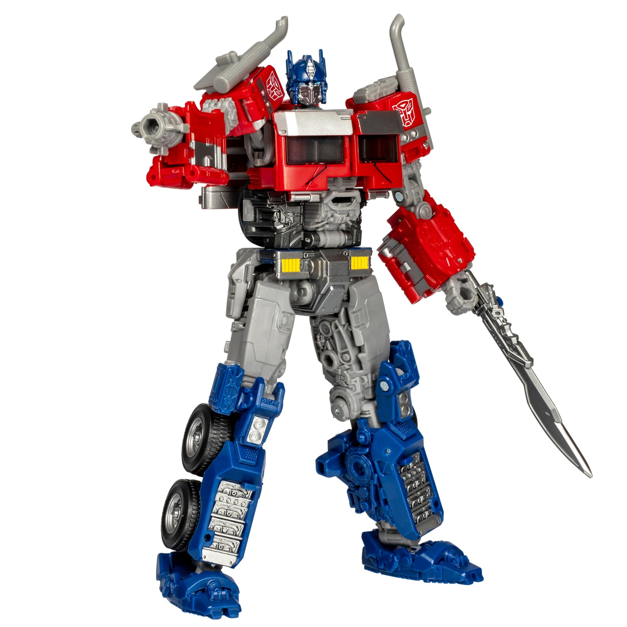 Transformers Toys Studio Series Voyager Class Transformers: Rise of the Beasts 102 Optimus Prime - Figura de acción de conversión de 6.5 pulgadas, 8+