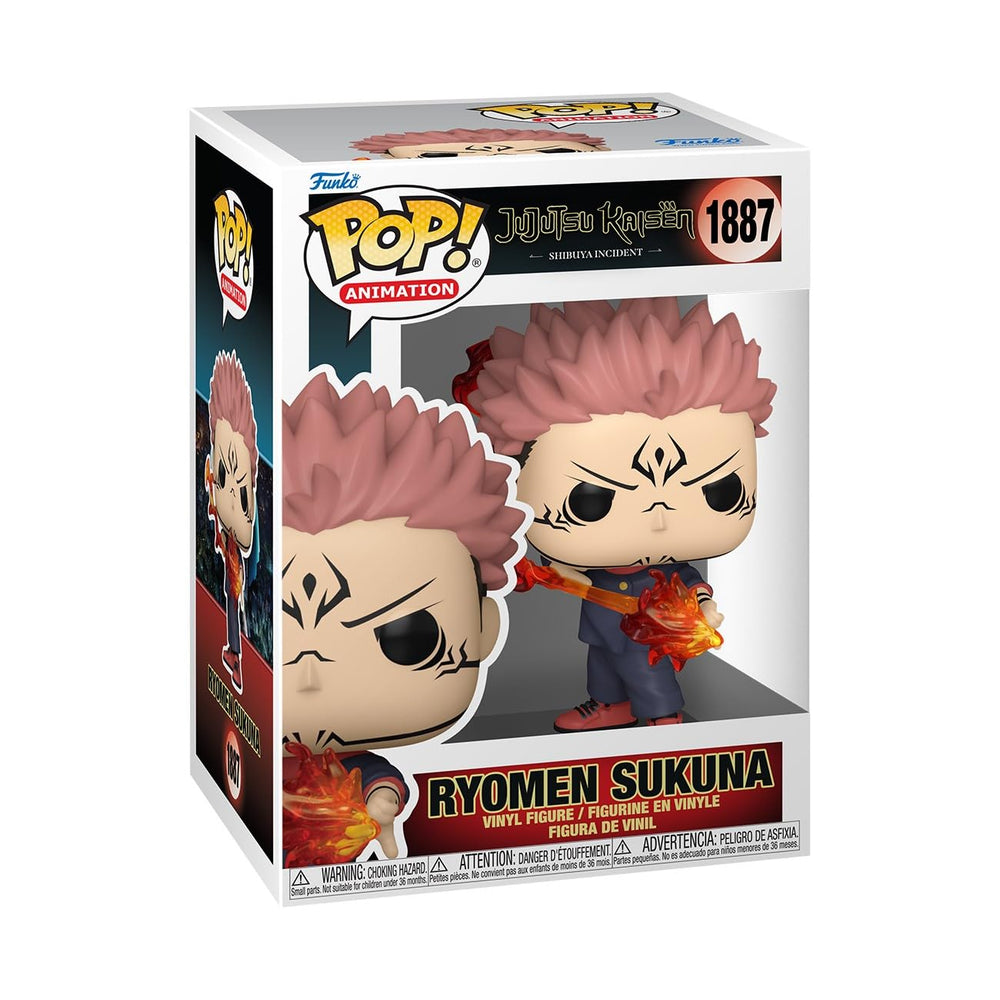 Funko Pop Animation: JJK - Sukuna - (Fire Arrow) - Jujutsu Kaisen - Figura de vinilo coleccionable - Idea de regalo - Producto oficial - Juguetes para niños y adultos - Fans del anime - Figura modelo