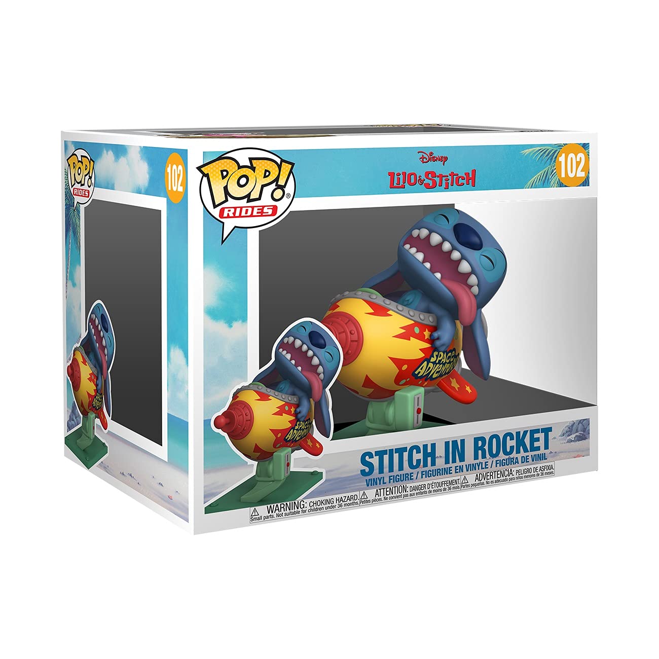 Funko Pop! Rides: Lilo &amp Stitch - Stitch in Rocket (Stitch en cohete)