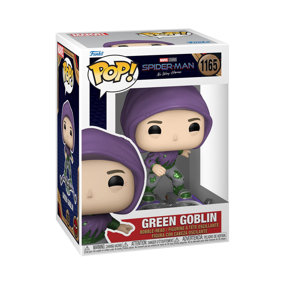 Funko Pop Marvel: Spider-Man: No Way Home - Duende verde - Figura de vinilo coleccionable - Idea de regalo - Producto oficial - Juguetes para niños y adultos - Fans de superhéroes
