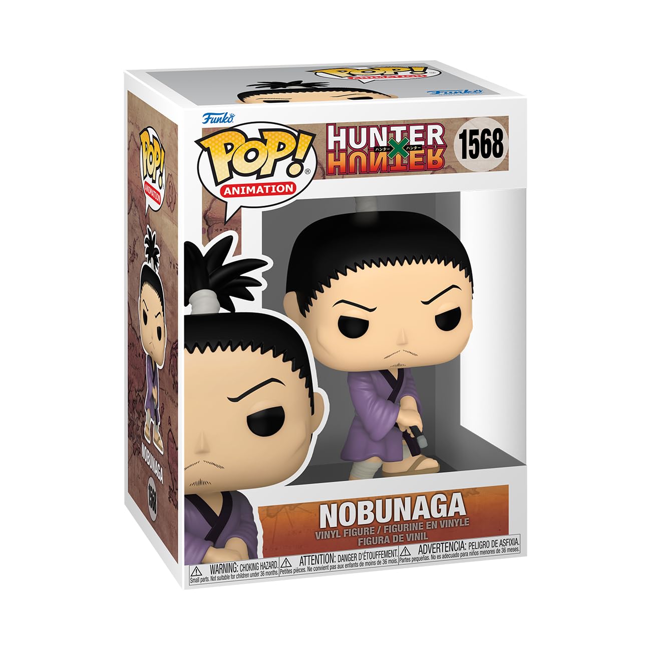 Funko POP! Animation: Hunter X Hunter - Nobunaga Hazama - Hunter X Hunter (HXH) - Figura de vinilo coleccionable - Idea de regalo - Producto oficial - para niños y adultos - Fans del anime