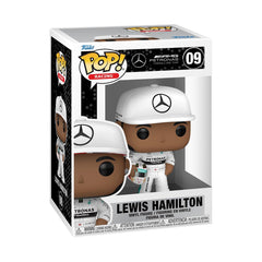 Funko Pop! Racing: Racing - Lewis Hamilton con casco - Mercedes-Benz - Figura de vinilo coleccionable - Idea de regalo - Producto oficial - para niños y adultos - para aficionados al deporte - Figura