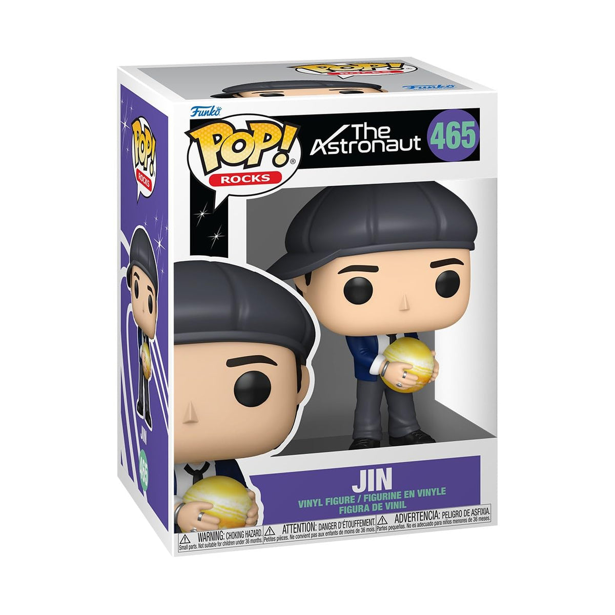 Funko Pop! Rocks: BTS - Jin - (Astronauta) - Figura de vinilo coleccionable - Idea de regalo - Producto oficial - Juguetes para niños y adultos - Fans de la música - Figura modelo para coleccionistas