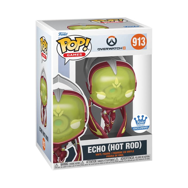 Funko Pop! Games: Overwatch 2 - Echo *Hot Rod* Fun Fest 2023 Shop Exclusive Vinyl Figure 913