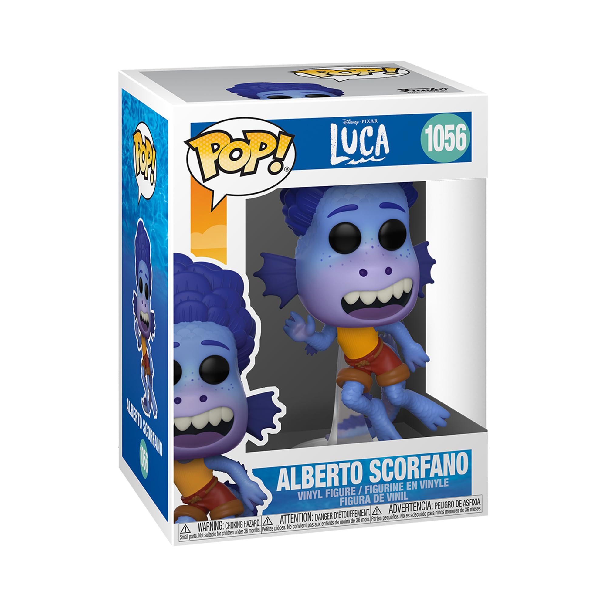 Funko Pop! Disney: Luca - Figura de vinilo de Alberto (Monstruo Marino)