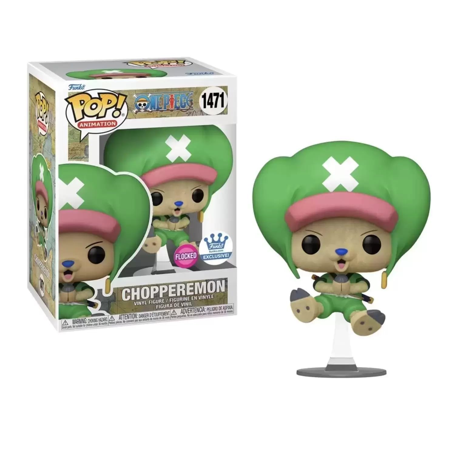 Funko Pop! Animación: One Piece - Chopperemon in Wano Outfit *Flocked Shop Exclusive