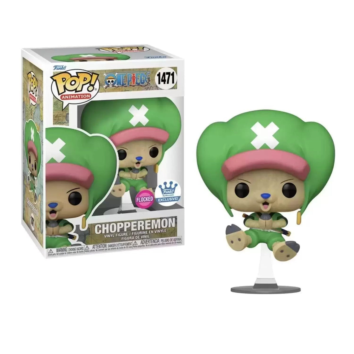 Funko Pop! Animación: One Piece - Chopperemon in Wano Outfit *Flocked Shop Exclusive