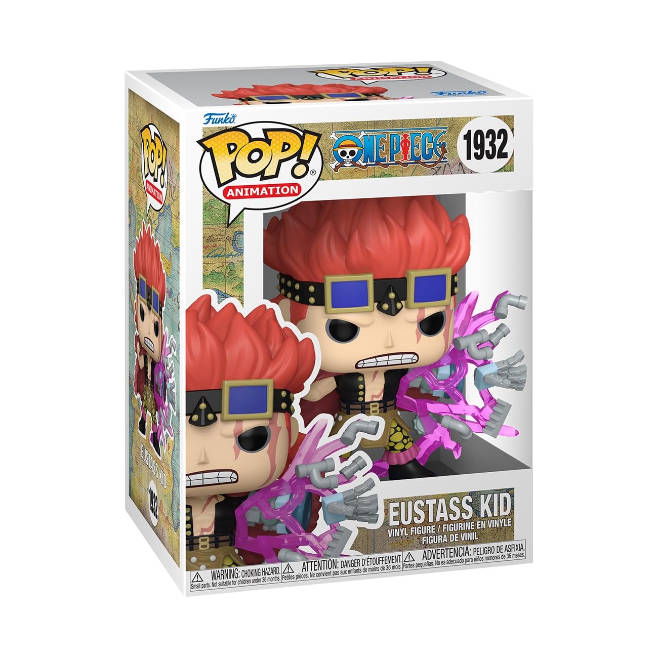 Funko Pop Animation: One Piece - Kid with Awakening - Figura de vinilo coleccionable - Idea de regalo - Producto oficial - Juguetes para niños y adultos - Fans del anime - Figura modelo para