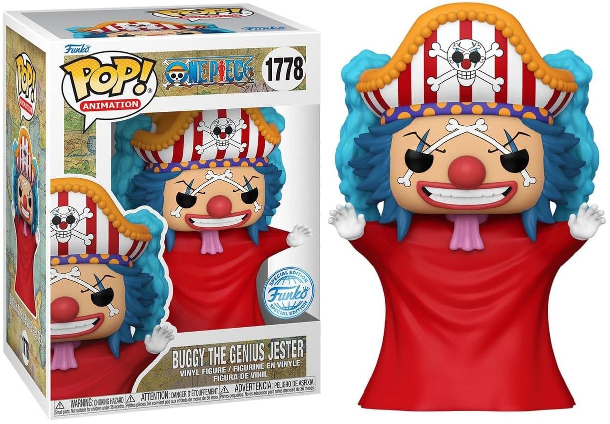 Funko Pop Animation One Piece Buggy Post Time Skip Figurine