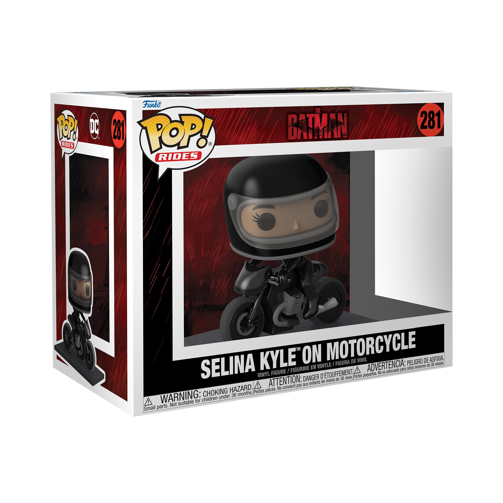 Funko ¡Pop! Ride Deluxe: The Batman - Selina Kyle en motocicleta