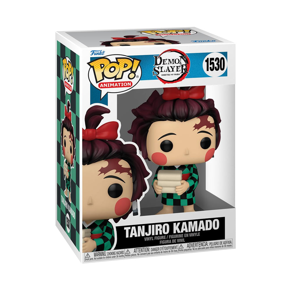 Funko Pop! Animation: Demon Slayer - Tanjiro Kamado - (Kimono) - Figura de vinilo coleccionable - Idea de regalo - Producto oficial - para niños y adultos - Fans del anime - Figura modelo para