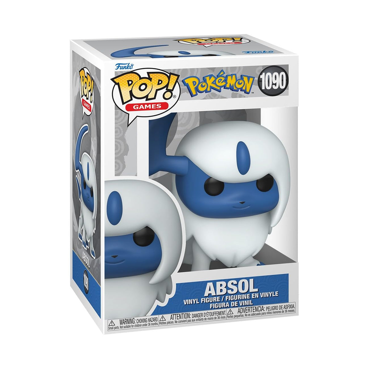 Funko Pop! Games: Pokemon - Absol - Figura de vinilo coleccionable - Idea de regalo - Producto oficial - Juguetes para niños y adultos - Fans de juegos - Figura modelo para coleccionistas y