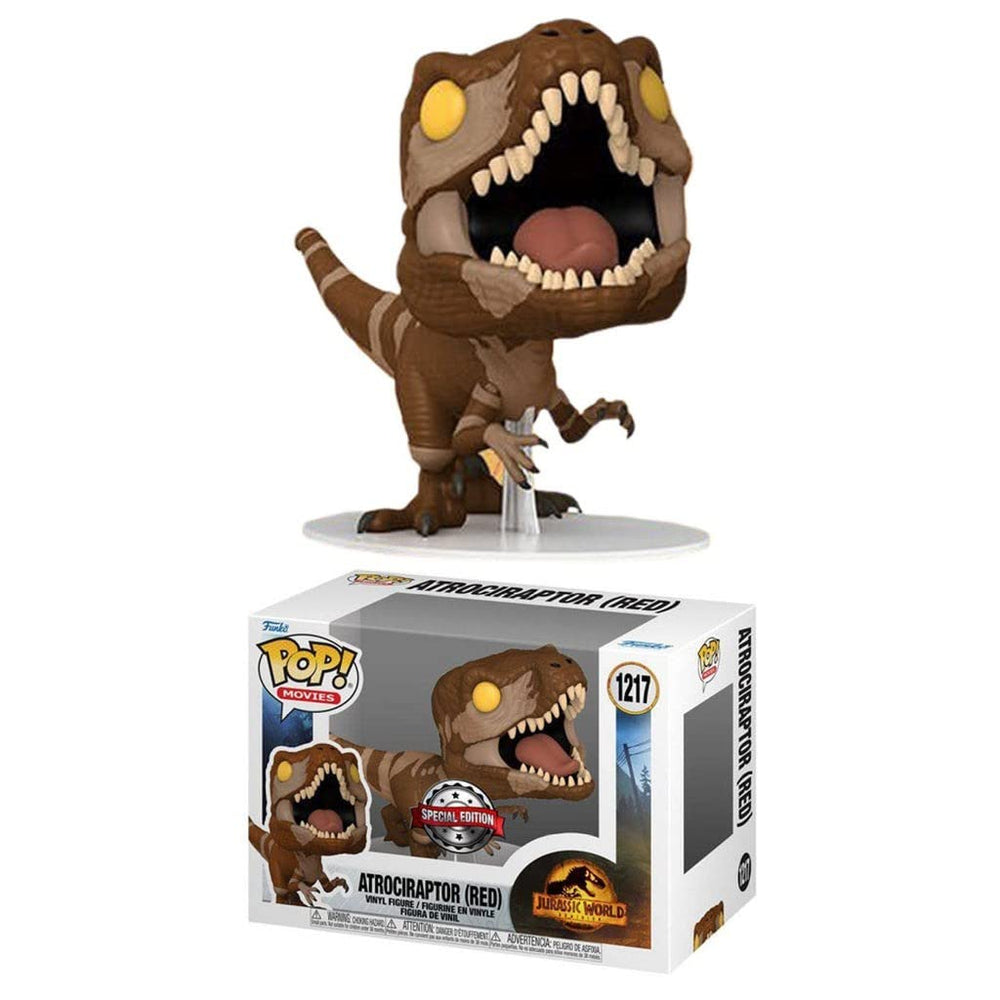 Funko Jurassic World: Dominion Pop! - Figura de vinilo Atrociraptor (Rojo) 1217
