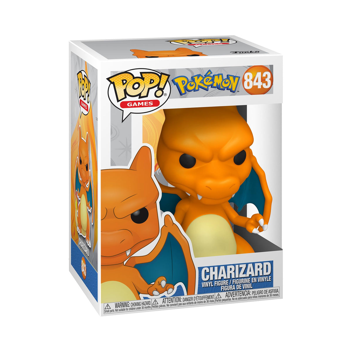 Funko Pop Games: Pokémon - Charizard 3.75 pulgadas - Figura de vinilo coleccionable - Idea de regalo - Producto oficial - Juguetes para niños y adultos - Fans de videojuegos - Figura modelo para