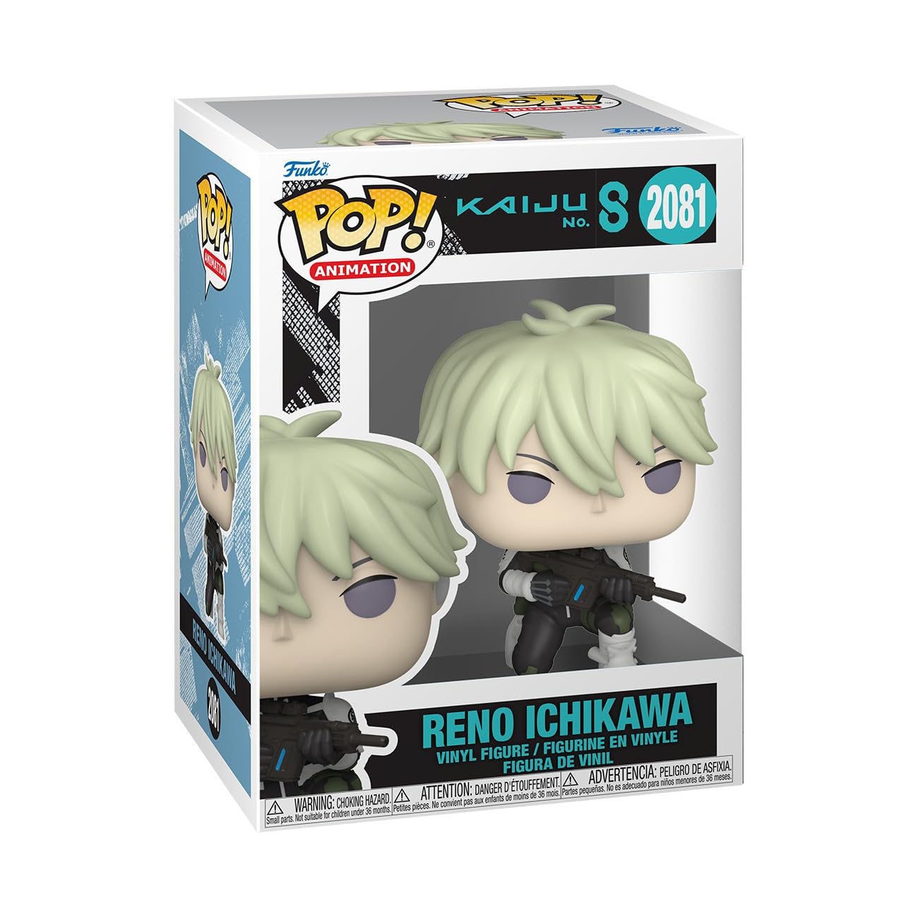 Funko Pop! Animation: Kaiju No.8 - Reno Ichikawa - Figura de vinilo coleccionable - Idea de regalo - Producto oficial - Juguetes para niños y adultos - Fans del anime - Figura modelo para