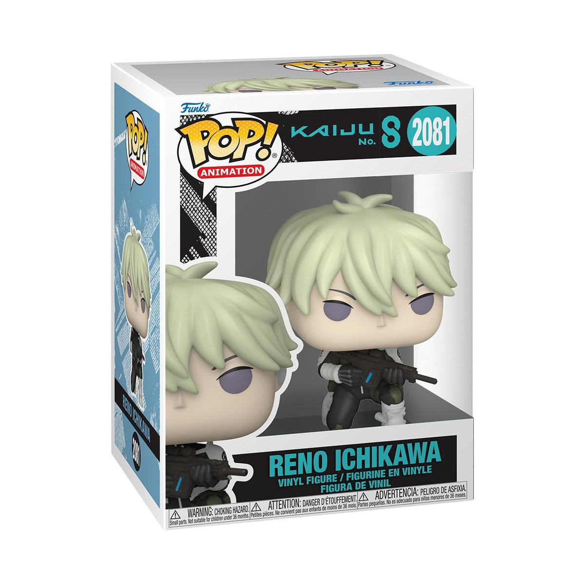 Funko Pop! Animation: Kaiju No.8 - Reno Ichikawa - Figura de vinilo coleccionable - Idea de regalo - Producto oficial - Juguetes para niños y adultos - Fans del anime - Figura modelo para