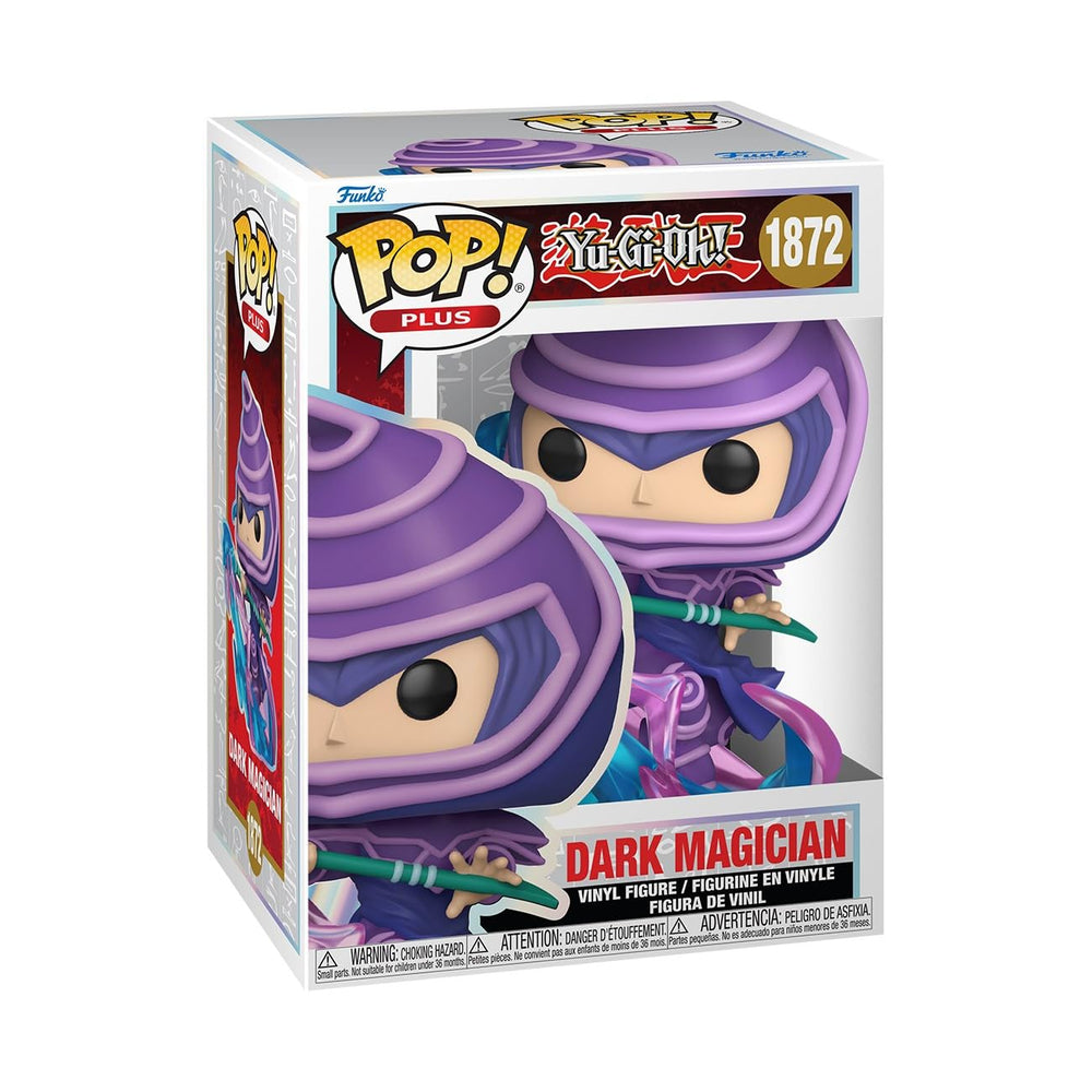 Funko Pop Plus: Yu-Gi-Oh- D Dark Magician - (Atk) - Figura de vinilo coleccionable - Idea de regalo - Productos oficiales - Juguetes para niños y adultos - Fans del anime - Figura modelo para