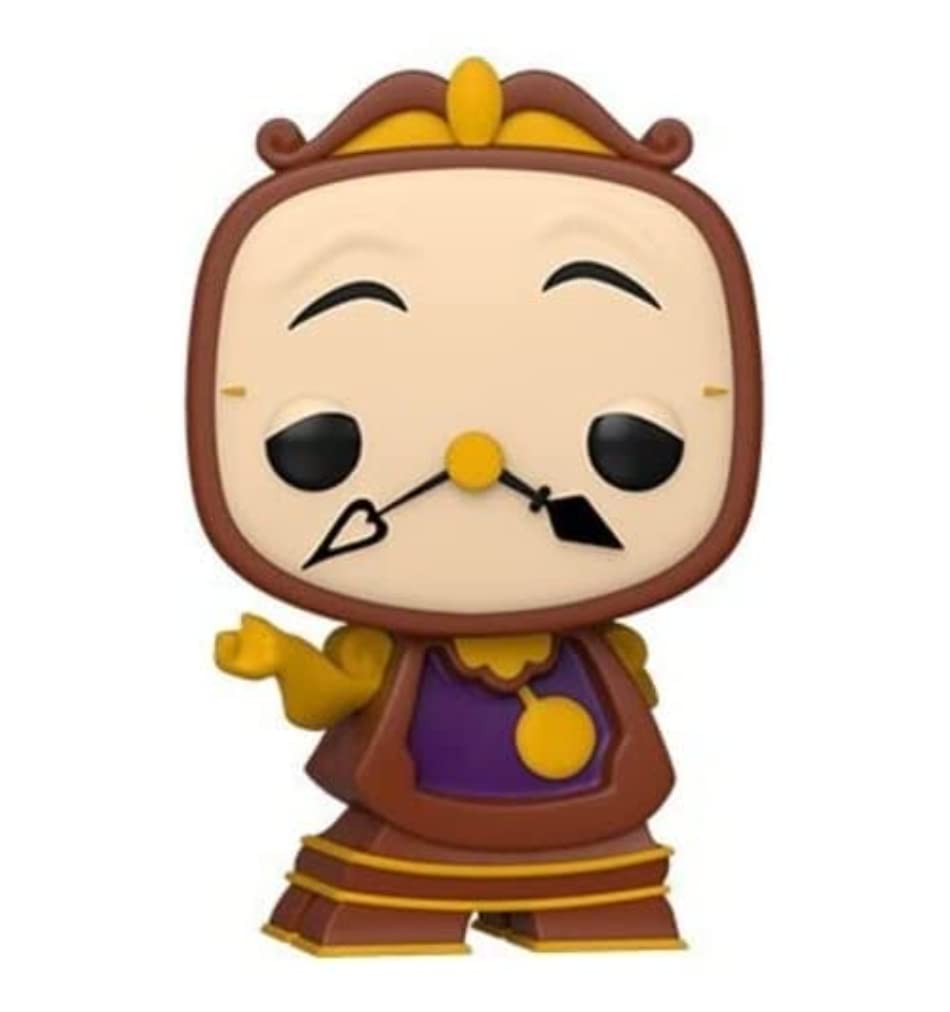 Funko Pop! Disney: La Bella y la Bestia - Cogsworth Multicolor 3.75 pulgadas