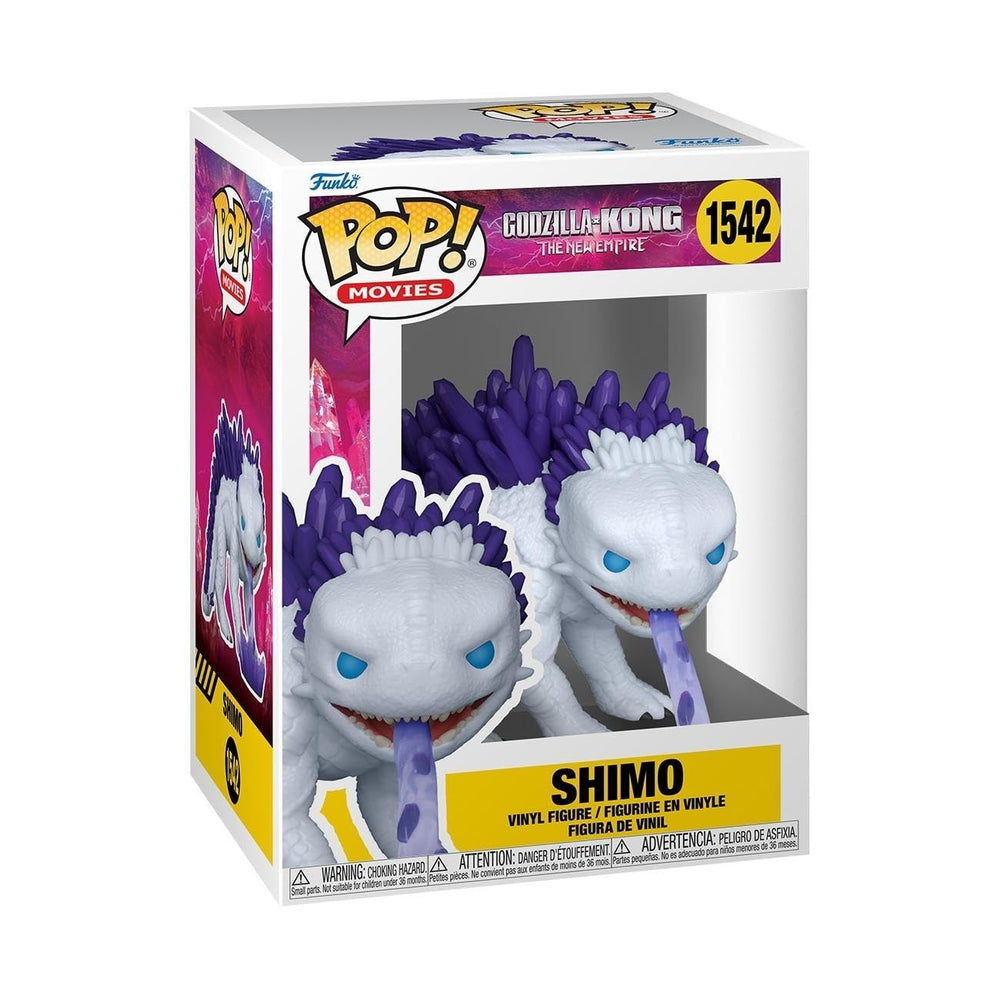 Funko Pop! Movies: Godzilla X Kong: The New Empire - Shimo con rayos de hielo - Godzilla Vs Kong - Figura de vinilo coleccionable - Idea de regalo - Producto oficial - para niños y adultos - Fans de