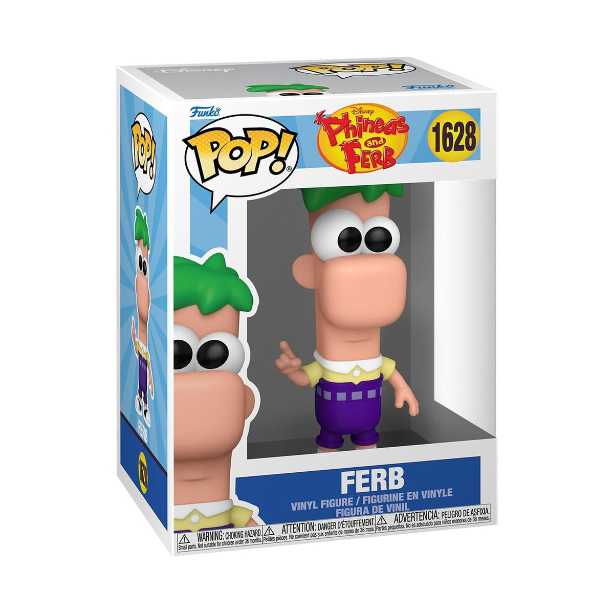 Funko Pop! Disney: Phineas y Ferb - Figura de vinilo coleccionable - Idea de regalo - Producto oficial - Juguetes para niños y adultos - Fans de dibujos animados - Figura modelo para coleccionistas y